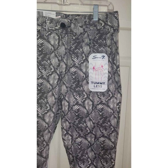 NWT Seven Snake Print Jeans Pants Size 10 - Picture 3 of 8
